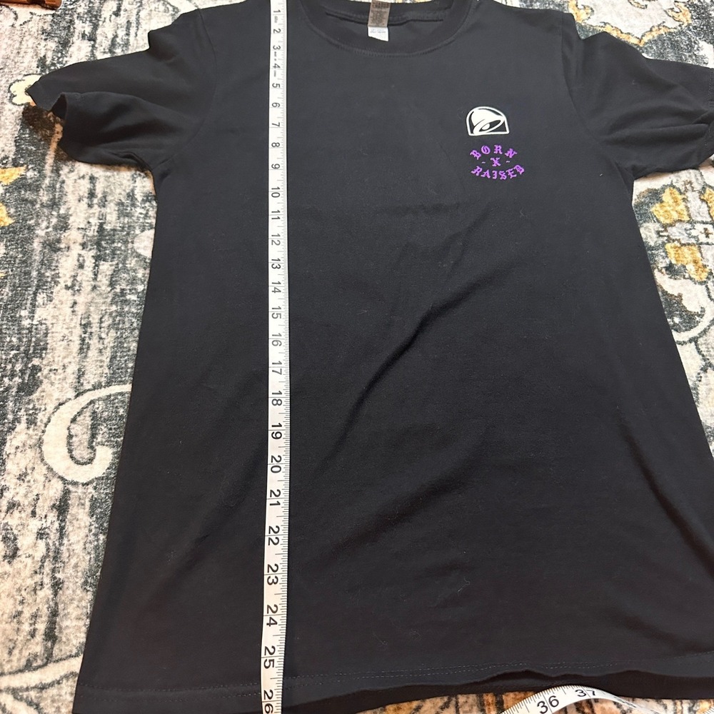 Taco‎ Bell x Born X Raised Collab Short Sleeve Graphic T-shirt Black Adult Small - Picture 6 of 7